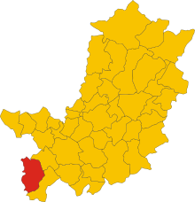 Localisation de Montaione