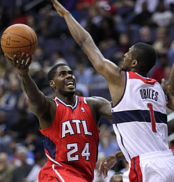 Williams con los Hawks en 2012