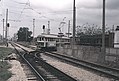 Ex-Melbourne 454 mündet in das westliche Eisenbahngleis