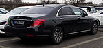 Mercedes-Benz S 350 BlueTEC (W 222) – Heckansicht, 3 mars 2014, Düsseldorf.jpg