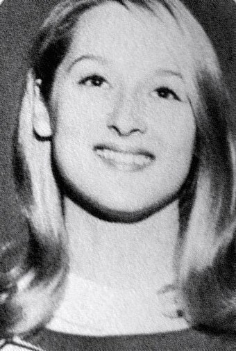 Streep as a senior in high school, 1966