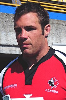 Mike Burak Canadian rugby union player