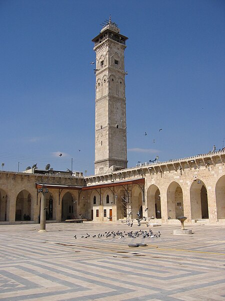 450px-Minaret_of_the_Omayad_Mosque_of_Aleppo_Syria.jpg