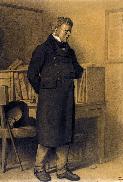 Jean Valjean disguised as Monsieur Madeleine. Illustration by Gustave Brion.