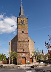 Vue d'ensemble à partir de la place du village