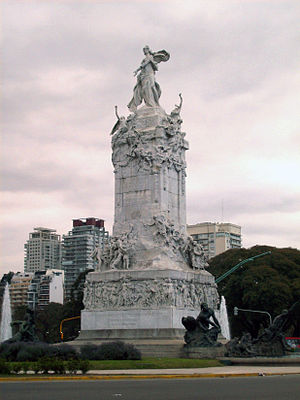 Monument To The Carta Magna And Four Regions Of Argentina