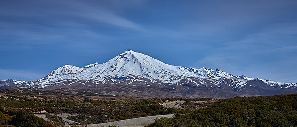 Mt Ruapehu from Tongariro Northern Circuit, 2023