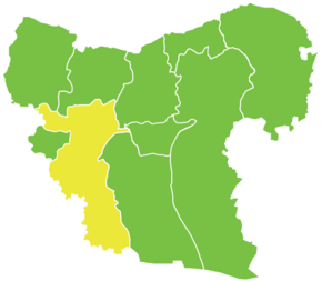 Poziția localității Districtul Mount Simeon