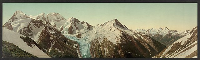 Mt. Fox and Mt. Dawson from Asulkan Pass, British Columbia, c. 1902