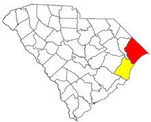 Location of the Myrtle Beach-Conway-Georgetown CSA and its components:
.mw-parser-output .legend{page-break-inside:avoid;break-inside:avoid-column}.mw-parser-output .legend-color{display:inline-block;min-width:1.25em;height:1.25em;line-height:1.25;margin:1px 0;text-align:center;border:1px solid black;background-color:transparent;color:black}.mw-parser-output .legend-text{}
Myrtle Beach-Conway-North Myrtle Beach Metropolitan Statistical Area
Georgetown Micropolitan Statistical Area Myrtle Beach-Conway-Georgetown CSA.png