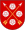 Blason de la province suédoise de Närke, représentant deux flèches et quatre fleurs.