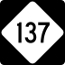 North Carolina Highway 137 marker