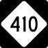 North Carolina Highway 410 marker