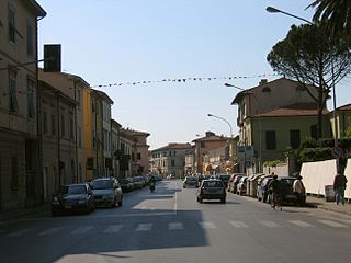 Navacchio Frazione in Tuscany, Italy