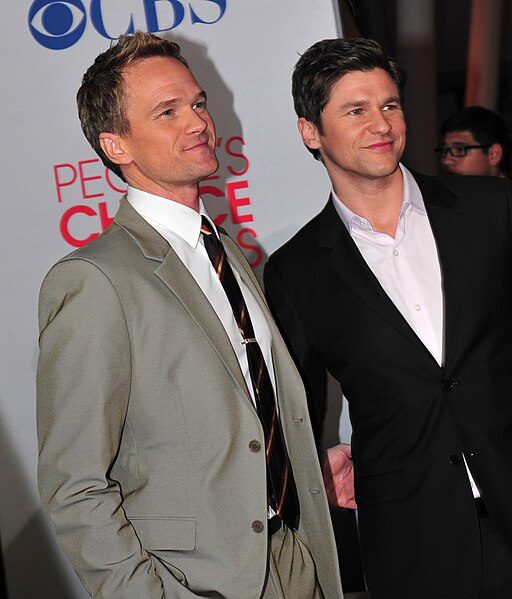 Harris with husband David Burtka at the 38th People's Choice Awards in 2012