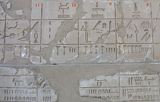 The Ta-wer nome on the White Chapel of Senusret I (right) Nome u 8 11.jpg