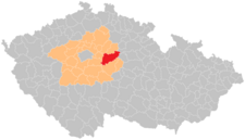 Správní obvod obce s rozšířenou působností Kolín na mapě