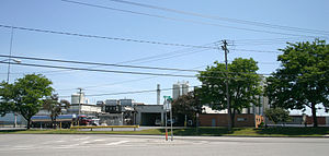 Oatka Milk plant still processes milk from area dairy farms which are fewer but larger in recent times. Oatka milk 8933.jpg