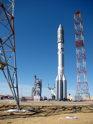 <span class="mw-page-title-main">Proton-M</span> Russian heavy lift launcher which uses hypergolic fuel