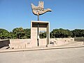 Open hand monument part of Chandigarh Capitol Complex, World Heritage Site