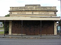 A disused store in Orepuki