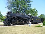 Preserved Pere Marquette 1225 in operation in 2008