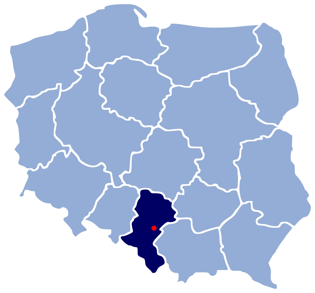 Location of Mysłowice in Poland