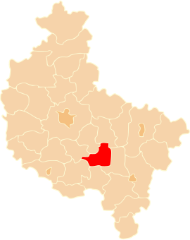 Poloha powiatu v rámci Veľkopoľského vojvodstva