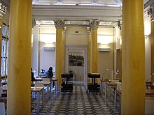 Interior Palazzo bastogi (oriuolo), sala lettura 01.JPG