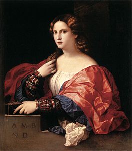 Portrait of a Woman (La Bella) by Palma il Vecchio