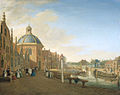 De kom in de trekvaart tussen Den Haag en Leiden in Leidschendam, 1756, Paulus Constantijn la Fargue