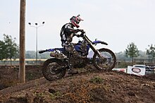 Prichard during his world record attempt PerryPrichardMotocross24HrWorldRecordGravityParkUSA.jpg