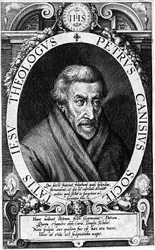 Petrus Canisius sur kuprogravuraĵo, ĉ. 1600