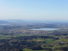 Pfäffikersee vom Bachtel aus gesehen