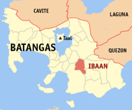 Kaart van Ibaan