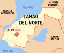 Salvador na Lanao do Norte Coordenadas : 7°54'N, 123°51'E