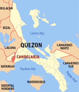 Candelaria na Quezon Coordenadas : 13°55'52"N, 121°25'24"E