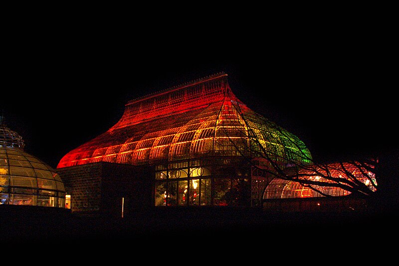 Phipps Conservatory illuminated