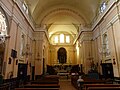 Interno della chiesa di San Michele Arcangelo, Piovera, Piemonte, Italy