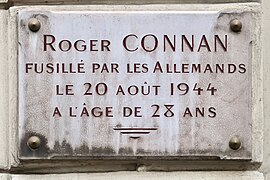Au no 46 : le résistant Roger Connan.
