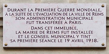 Plaque au no 19.