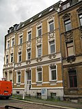 Apartment building in closed development