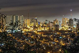 Ponta Grossa City in South, Brazil