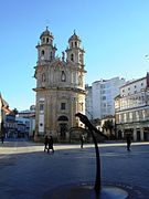 Praza da Peregrina e Papagaio Ravachol