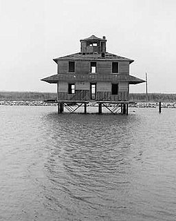 Mahon River Light lighthouse in Delaware, United States