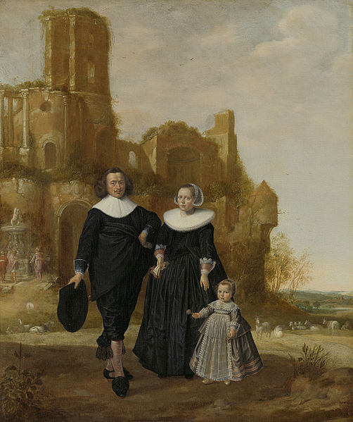 File:Portret van een echtpaar met een kind in een landschap Rijksmuseum SK-C-111.jpeg