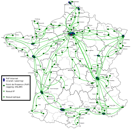 Maillage De L'infrastructure Internet En France