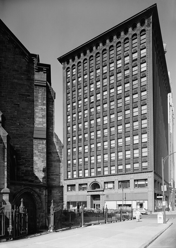 Prudential Building, also known as the Guaranty Building, Buffalo, New York, 1894