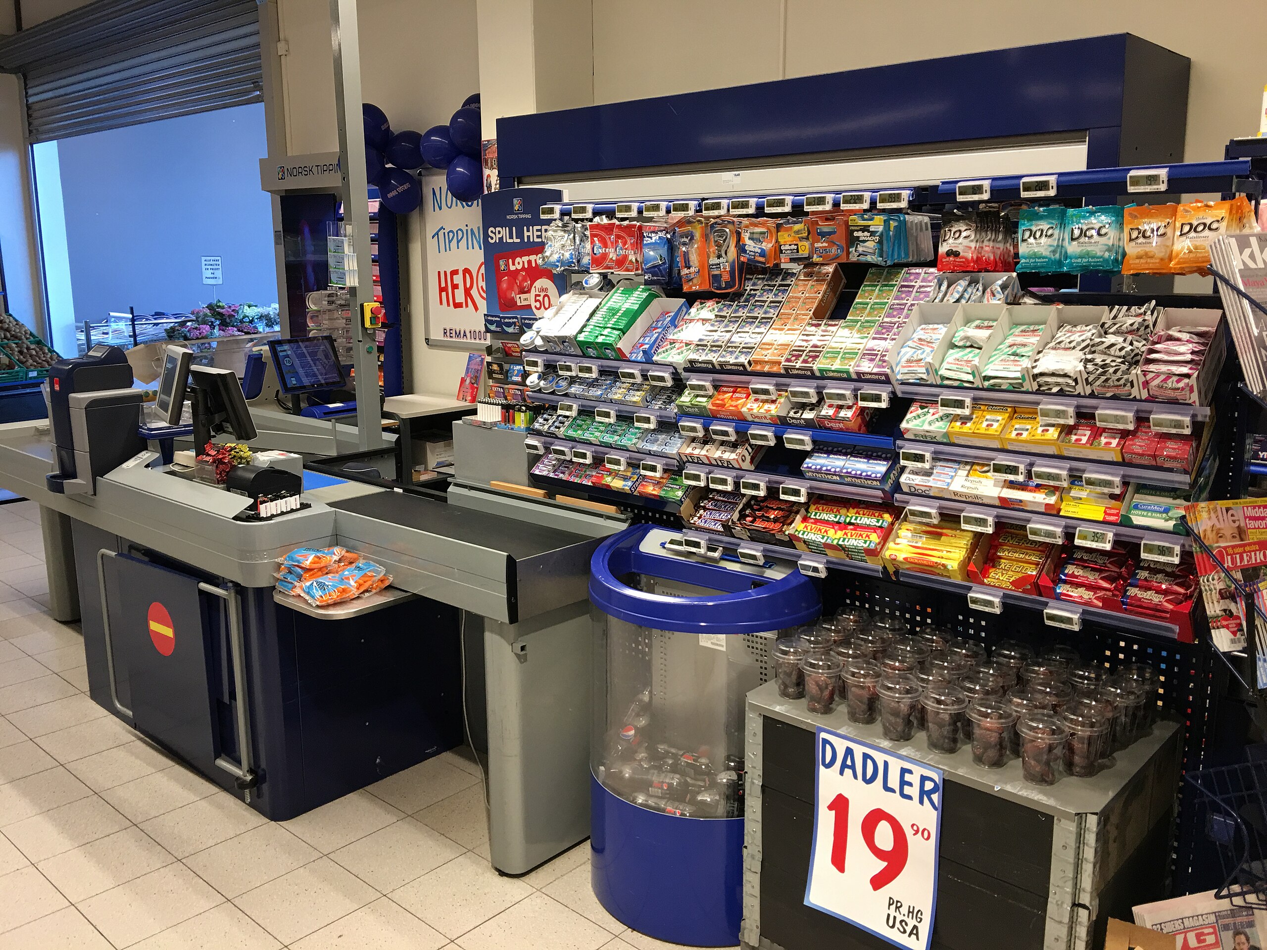 supermarket interior