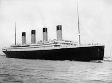 RMS Titanic departs from Southampton. Her sinking led to tighter safety regulations RMS Titanic 3.jpg